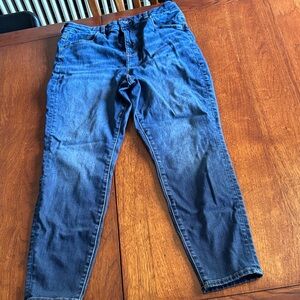 American Eagle Outfitters Dark Blue Skinny Jeans